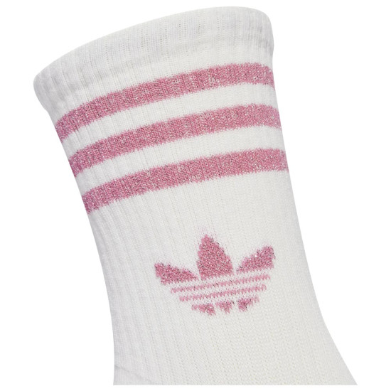 Adidas Κάλτσες 3-Stripes Glitter Crew Socks 2 pairs